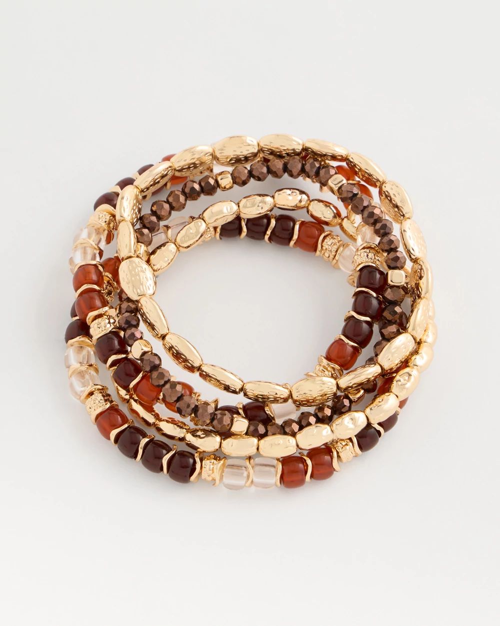 Layering Stretch Bracelet Set of Five click to view larger image.