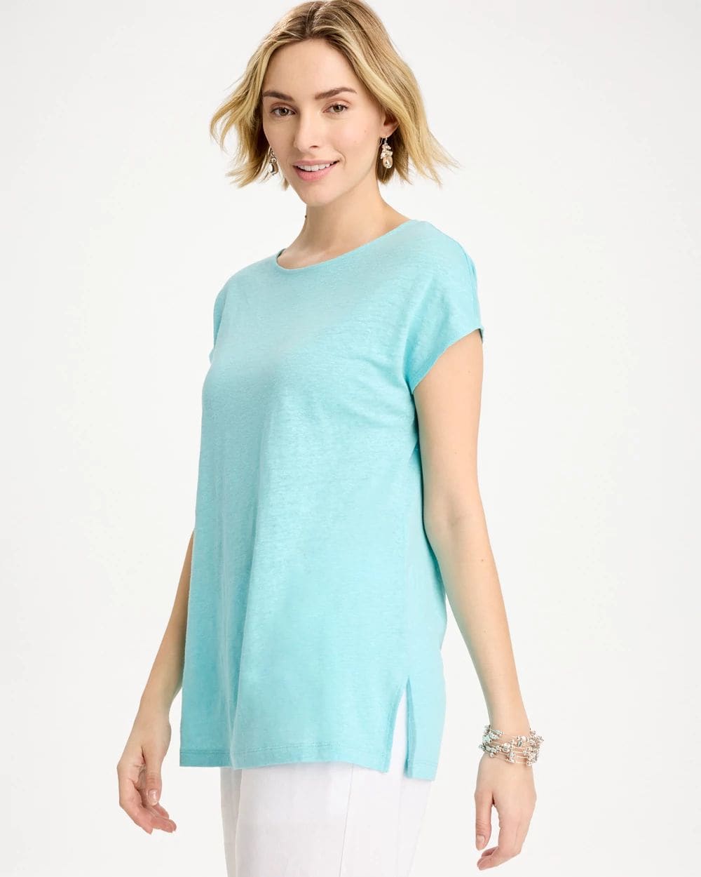 Linen Dolman Tee