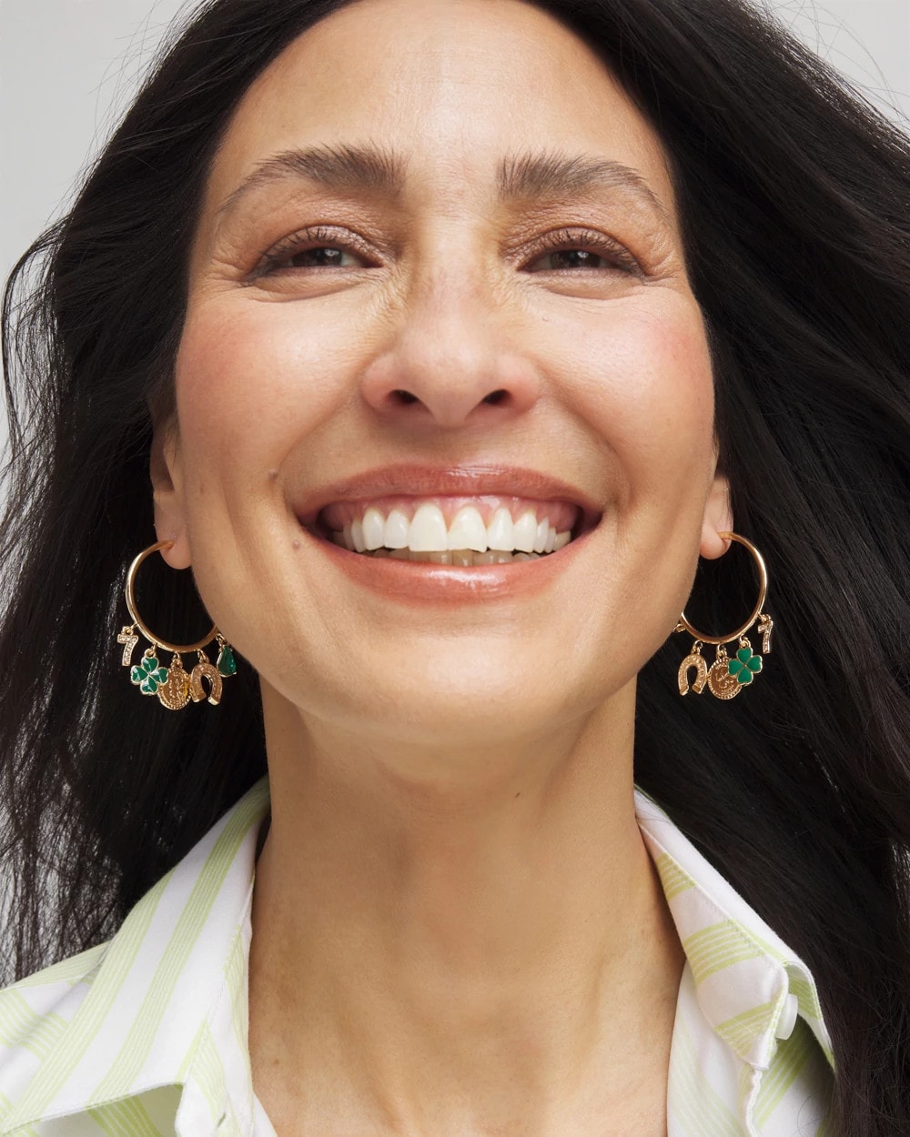 No Droop® St. Patrick's Day Charm Earrings