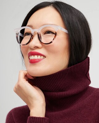 Clear Tort Frosted Readers