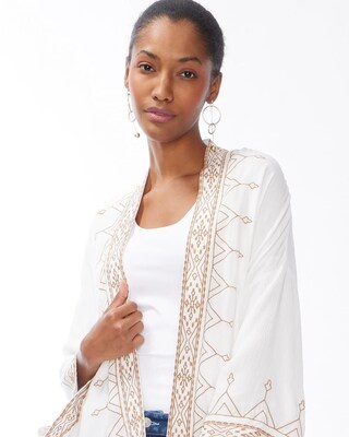 Embroidered Kimono