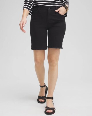 Girlfriend 7" Fray Hem Shorts