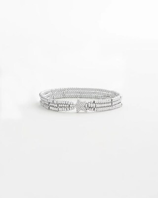 Micro Pavé Star Stretch Bracelet
