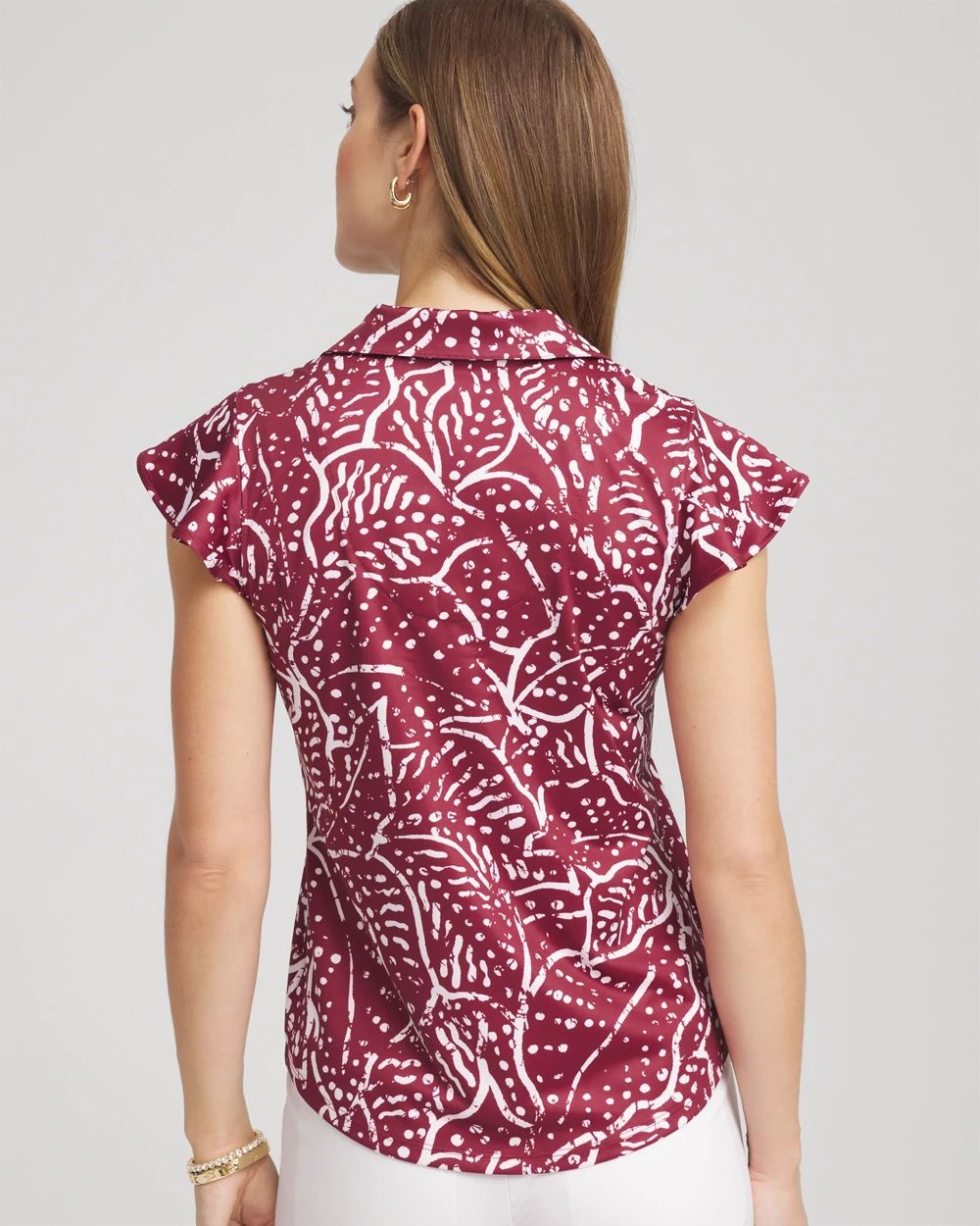Zenergy® UPF Knit Printed Polo Top