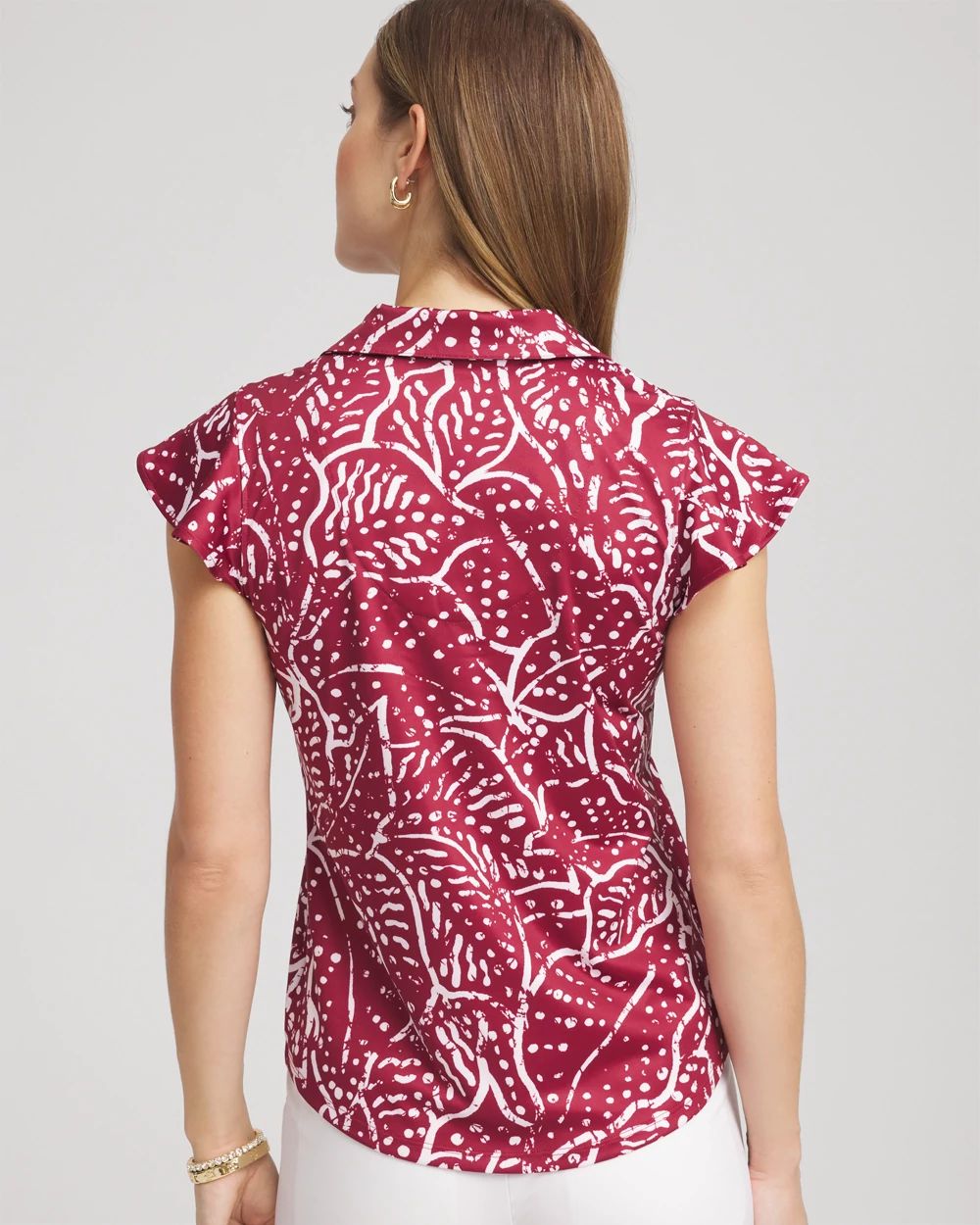 Zenergy® UPF Knit Printed Polo Top