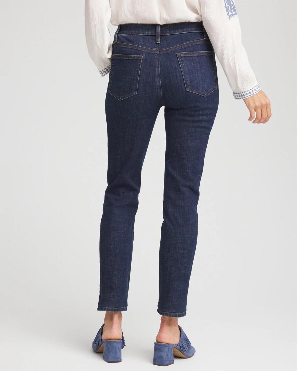 So Slimming Girlfriend Ankle Jeans