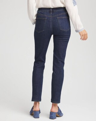 So Slimming Girlfriend Ankle Jeans click to view larger image.
