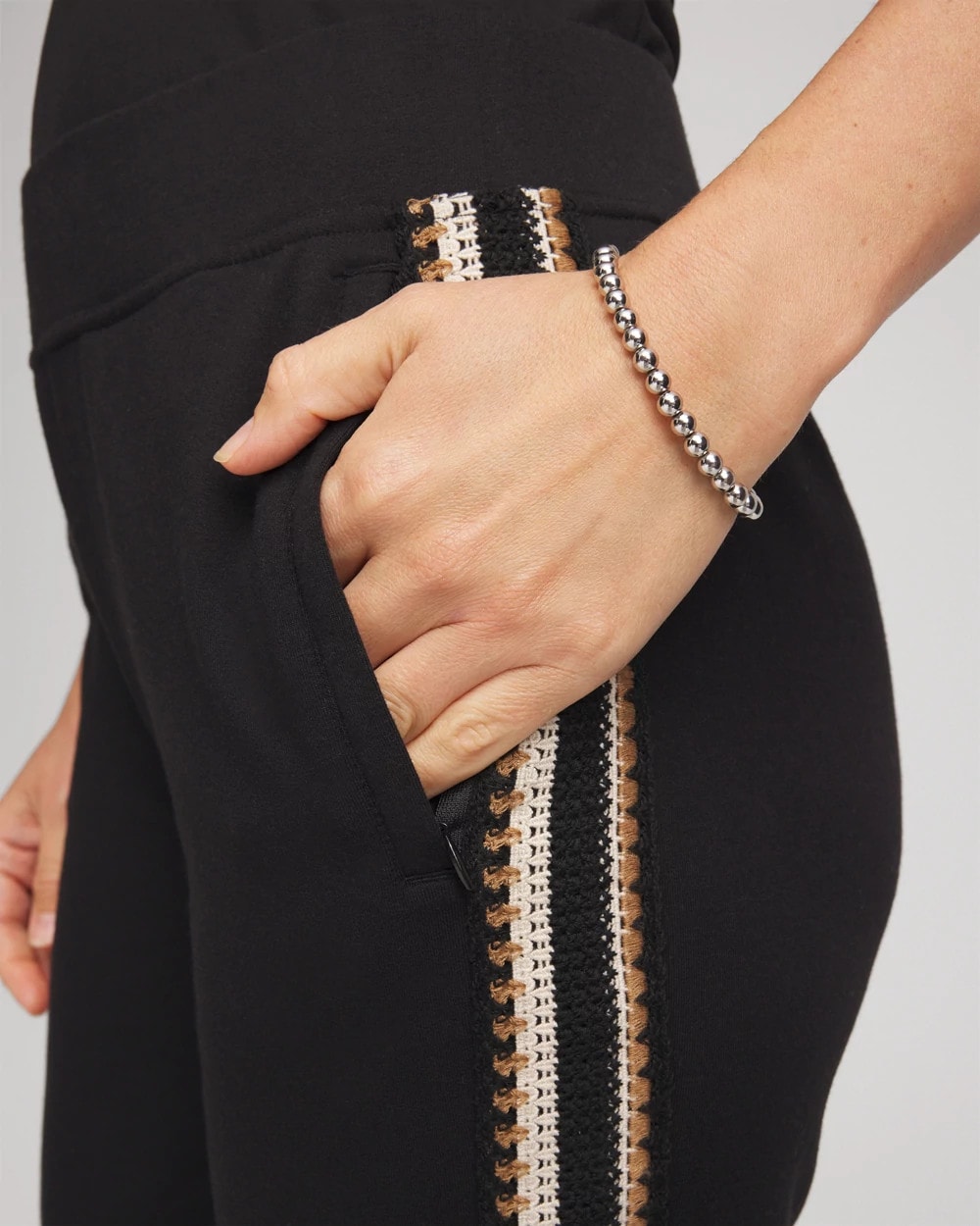 Zenergy® Lattice-Trim Ankle Pants