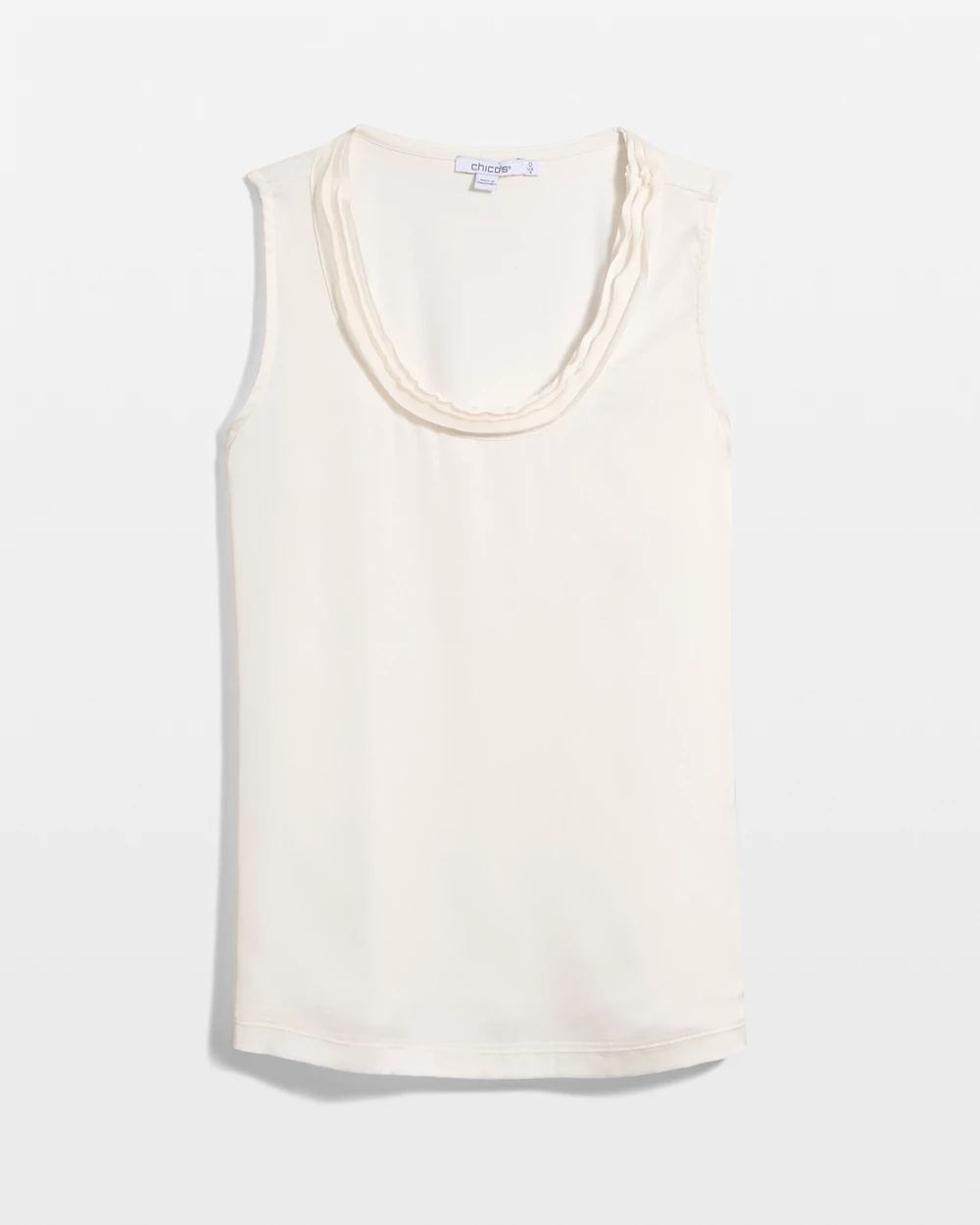 Jersey Satin Tank Top
