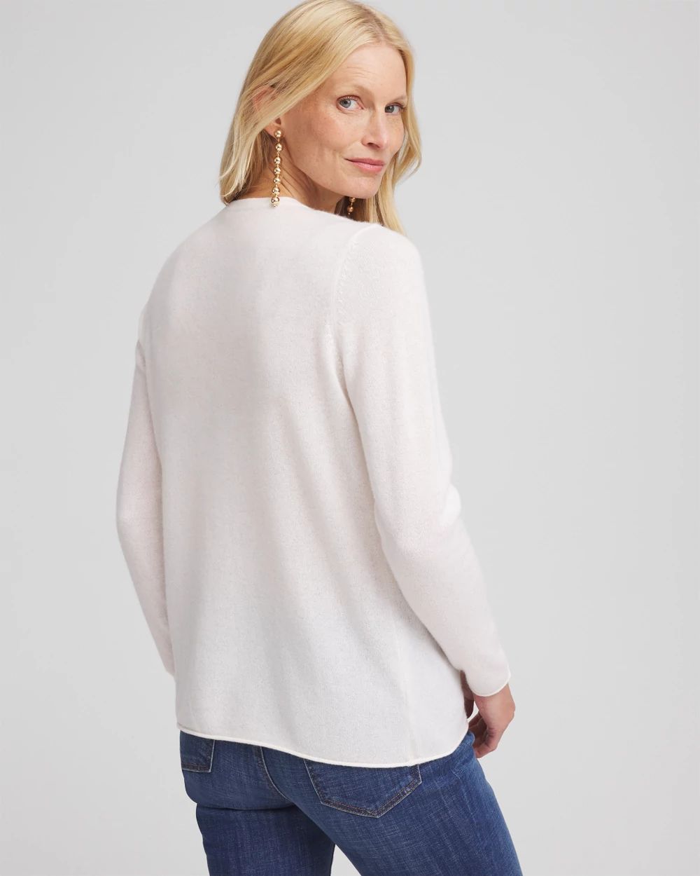 Cashmere Crewneck Sweater click to view larger image.