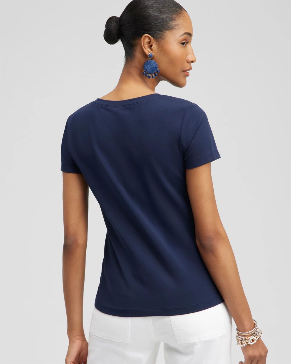 V-neck Perfect Tee click to view larger image.
