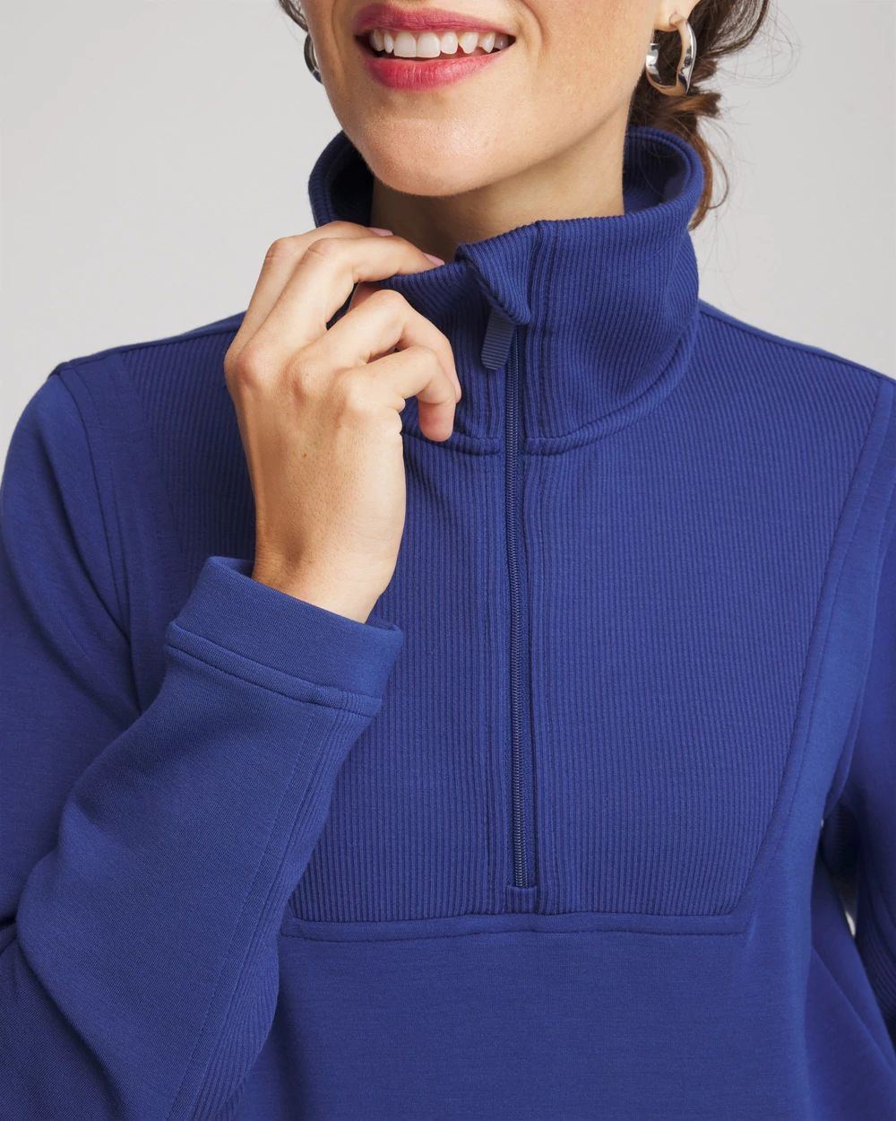 Zenergy® Scuba Ribbed Sweatshirt