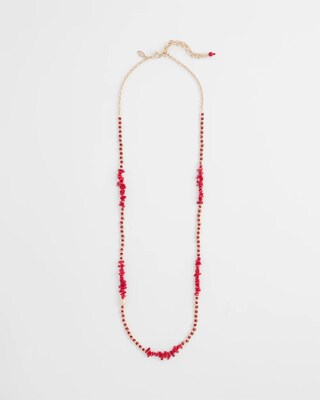 Single Strand Coral Necklace