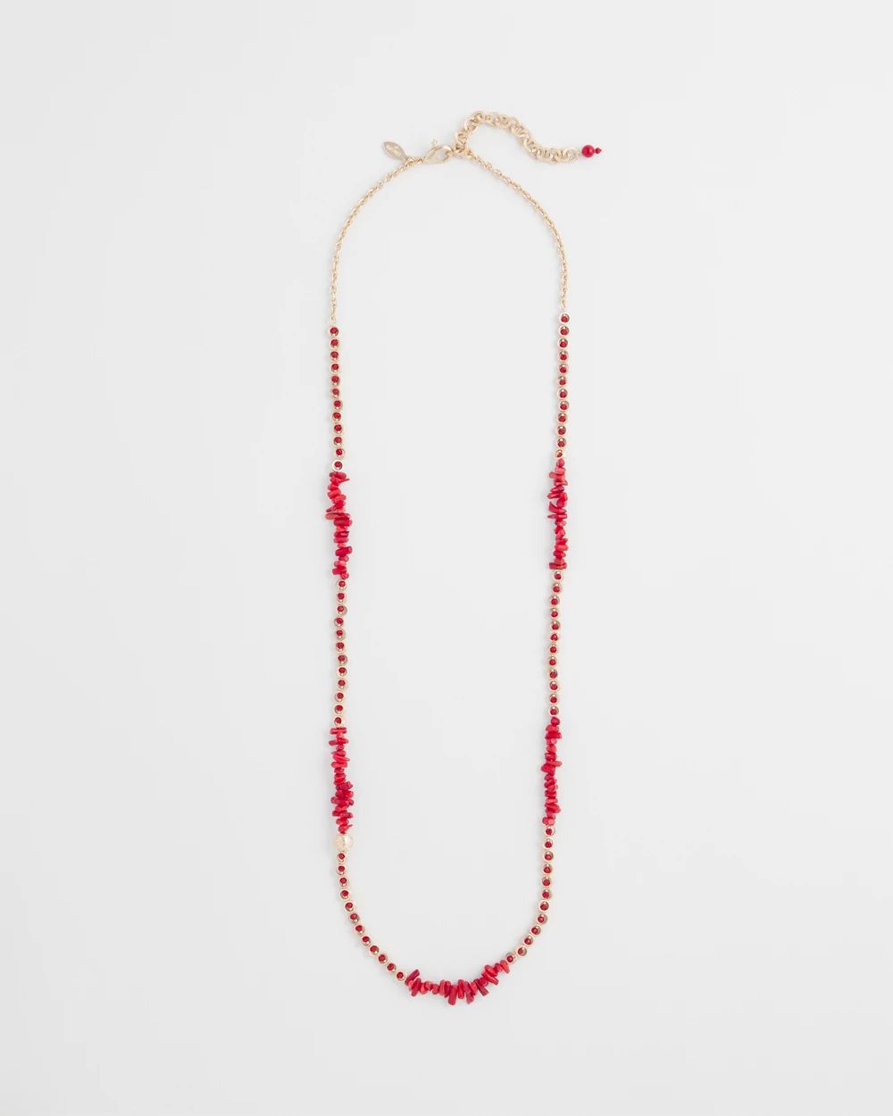 Single Strand Coral Necklace