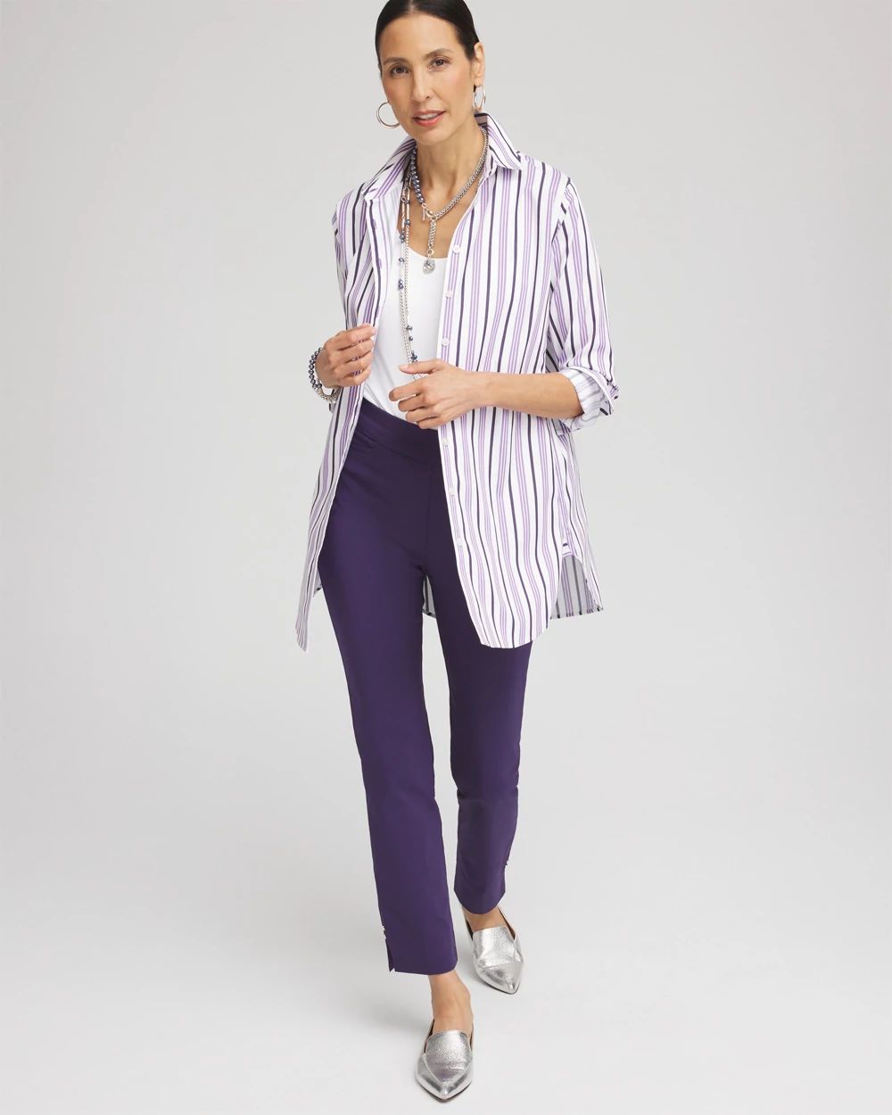 No Iron™ Striped Tunic