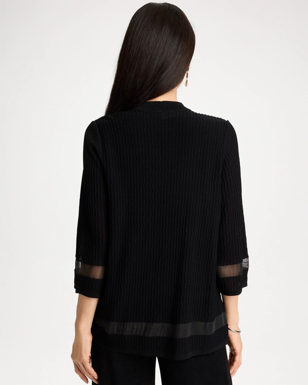 Travelers™ Sheer Stripe Cardigan