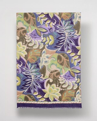 Printed Oblong Scarf click to view larger image.