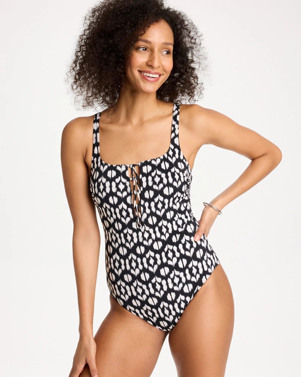 Gottex Mantra Square Neck One Piece Swimsuit