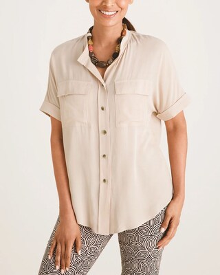 Twill Camp Shirt