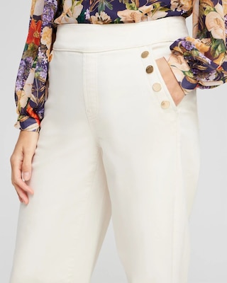 Pull-On Wide Leg Jeans click to view larger image.