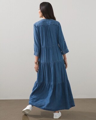 Tencel Tiered Maxi Dress