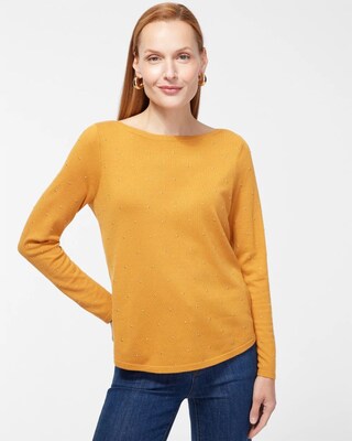 Studded Pullover Sweater