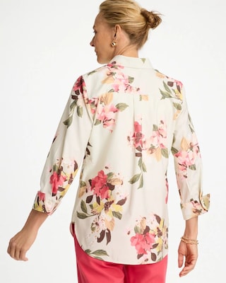 No Iron™ Printed Stretch Shirt click to view larger image.