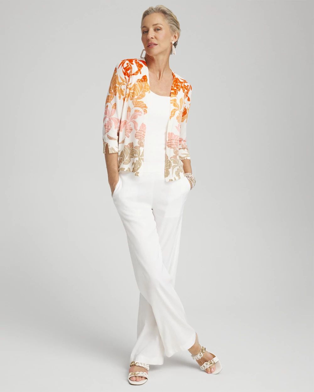 Summer Romance Ombre Orchid Short Cardigan