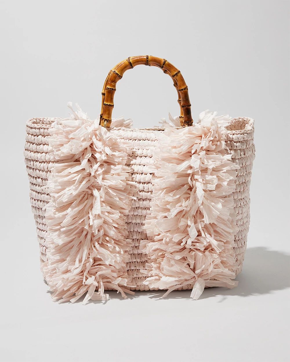 Bamboo Handle Tote Bag