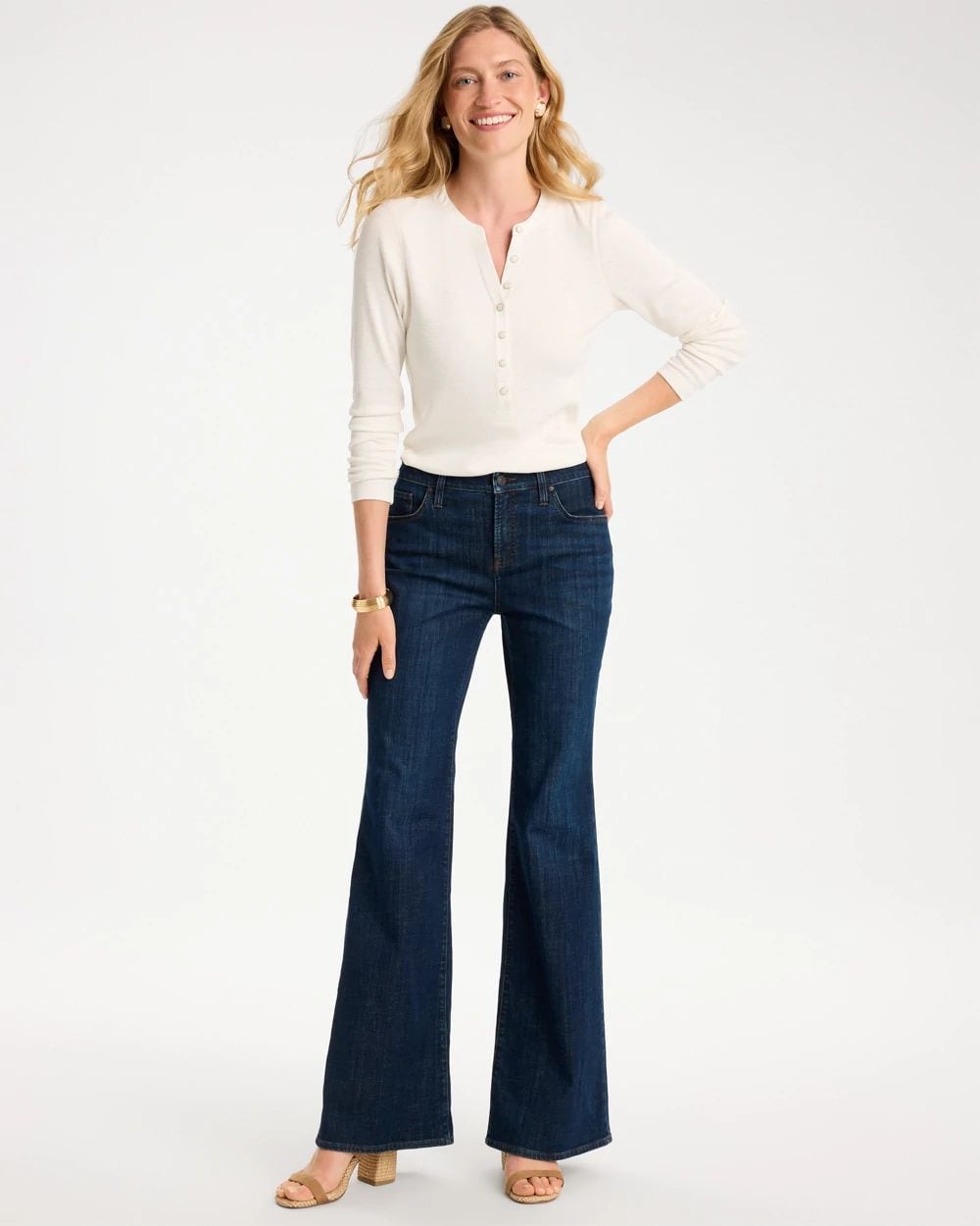 Girlfriend Flare Jeans click to view larger image.