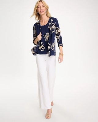 Floral Linen Tank click to view larger image.