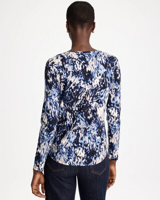 Swirled Touch of Cool™ V-Neck Layering Tee click to view larger image.