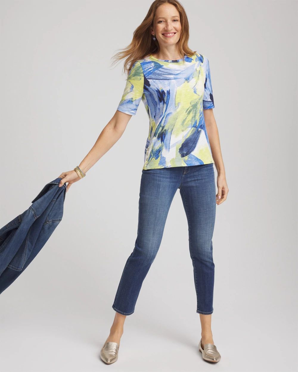 Double-Knit Short Sleeve Tee