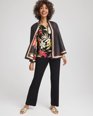Travelers™ Collection Tropical-Lily Crushed Jacket click to view larger image.