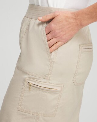 Poplin Ribbed Skort click to view larger image.