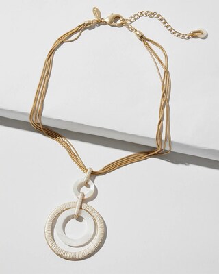 Mother of Pearl Pendant Necklace