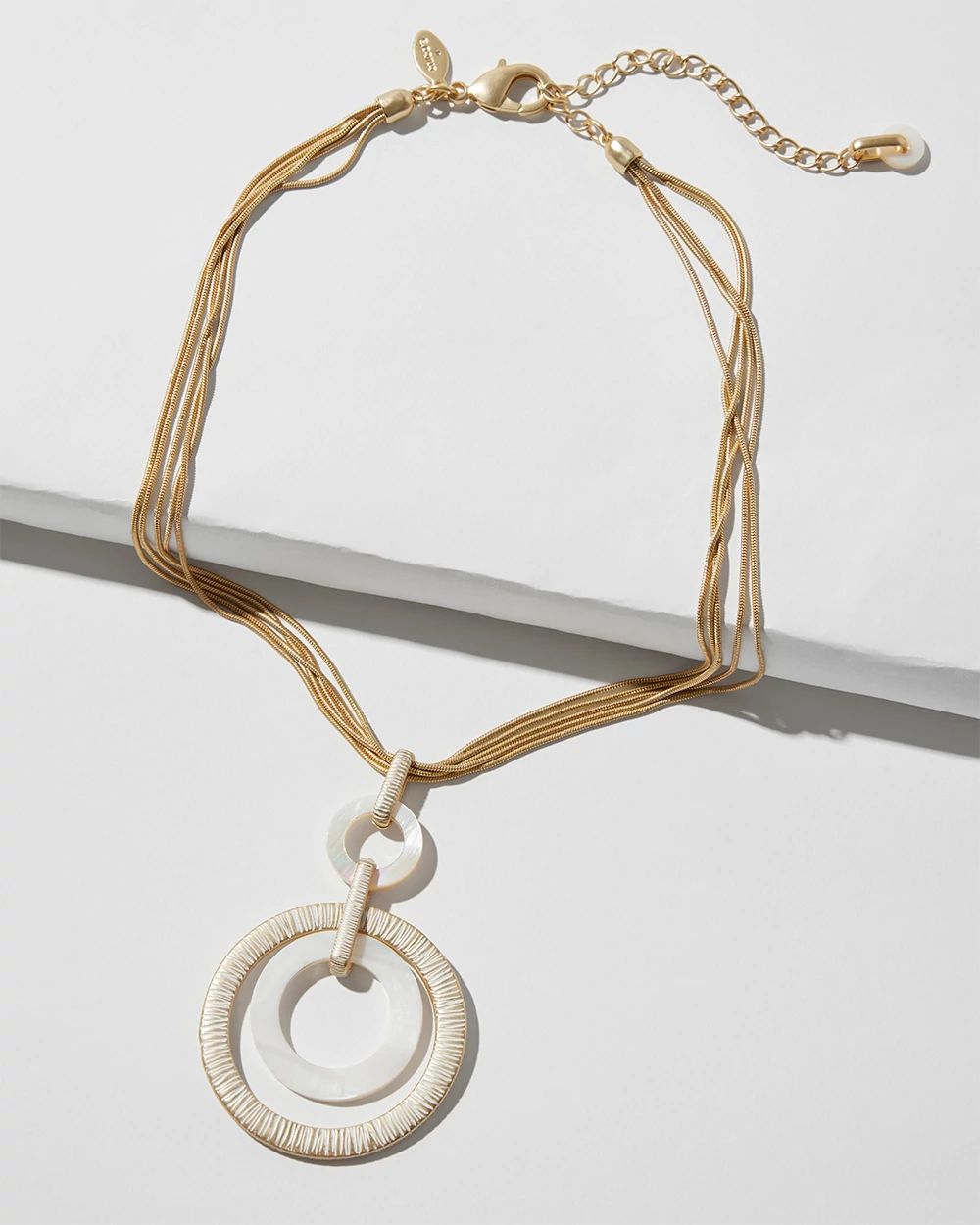 Mother of Pearl Pendant Necklace