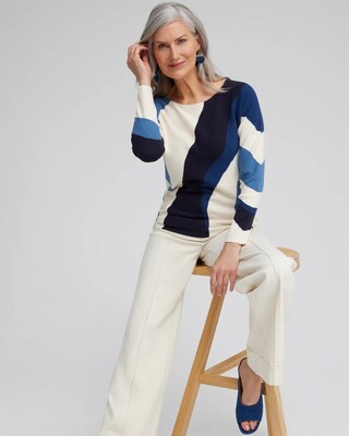 Colorblock Dolman Pullover Sweater