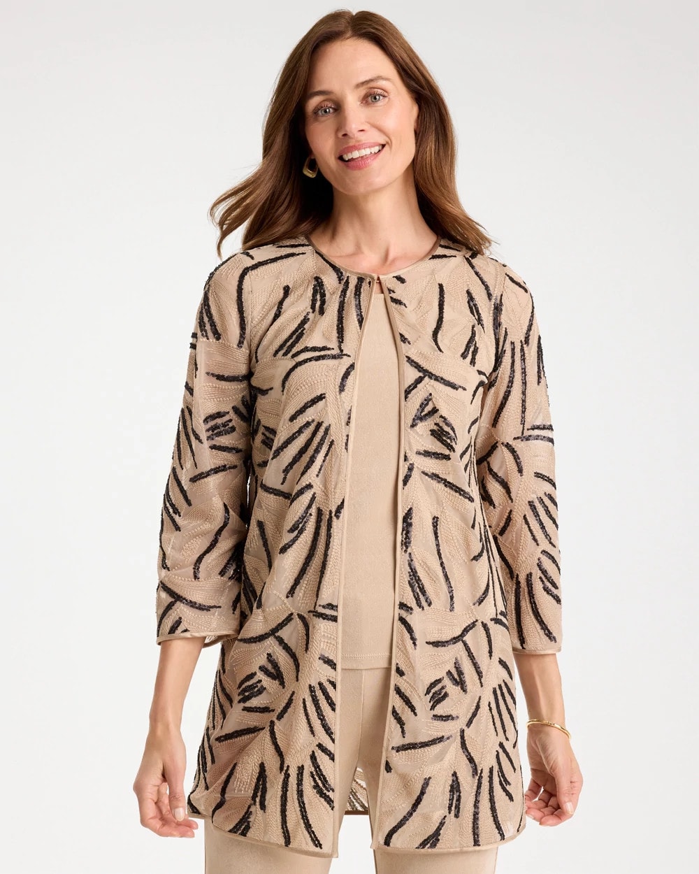 Travelers™ Collection Embroidered Sequins Jacket