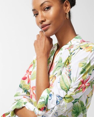 Floral Cotton Blouse