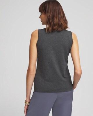Embellished Sweater Tank