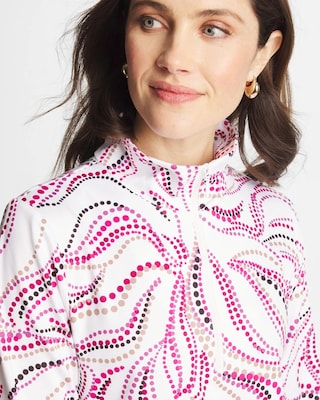 Zenergy® UPF Speckled Wave Half Zip click to view larger image.