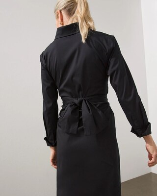 Black Label Tie Front Dress