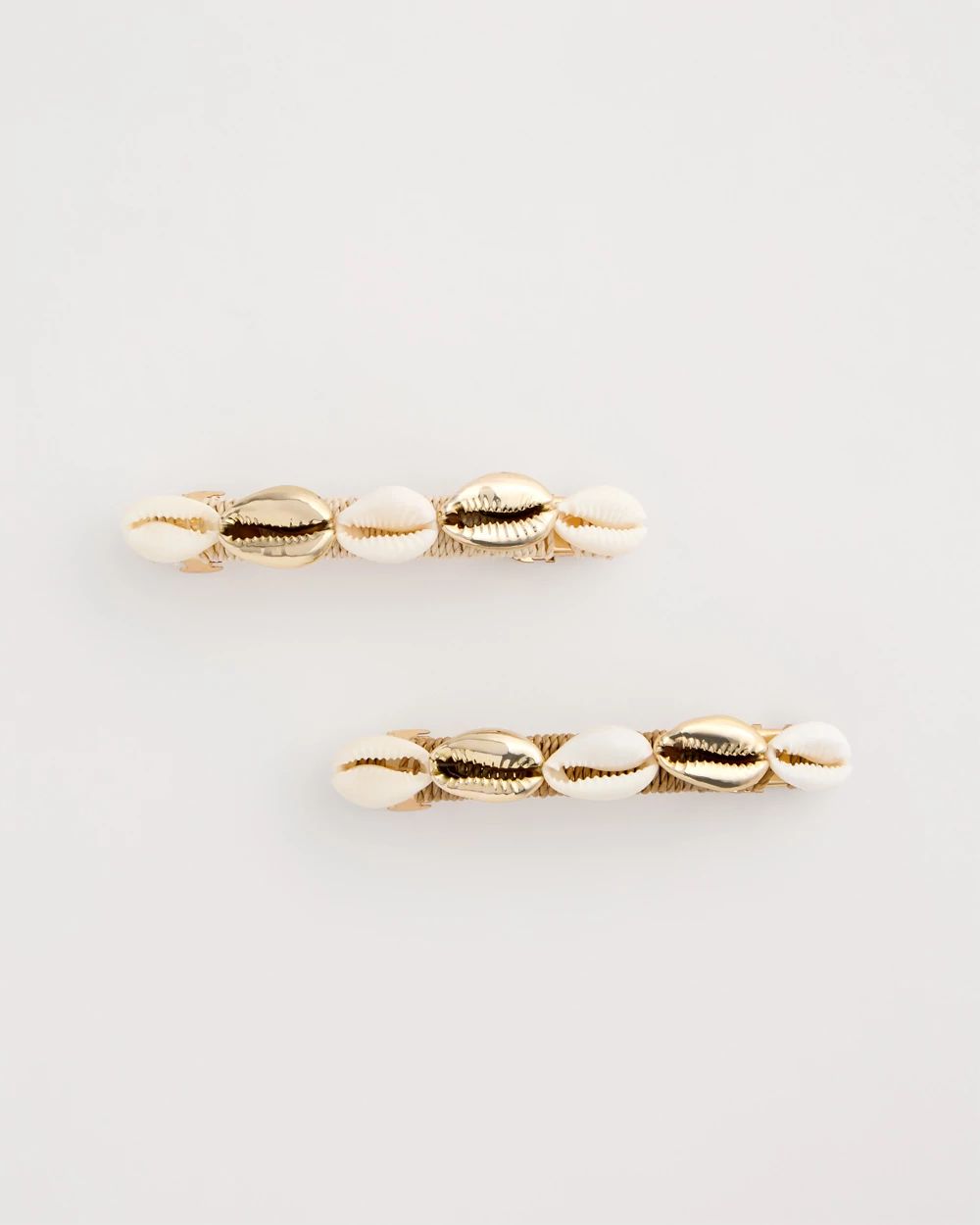 Seashell-Inspired Hair Clip Set