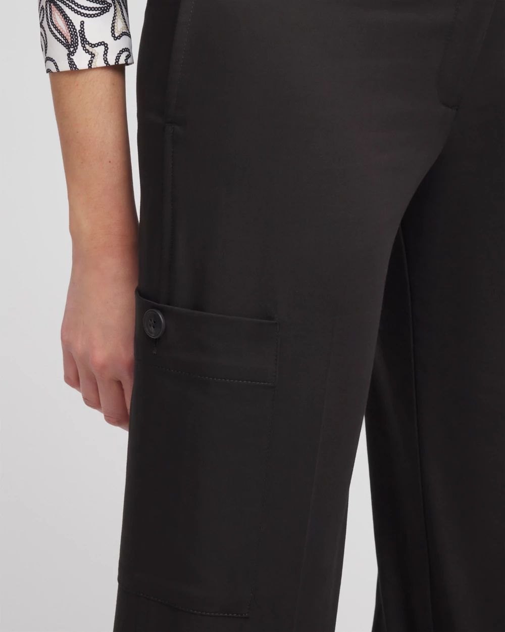 Sateen Cargo Pants