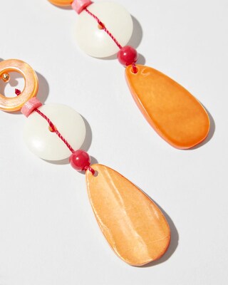 Mother of Pearl Linear Earrings