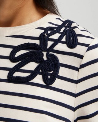 Zenergy® Soutache Stripe Pullover