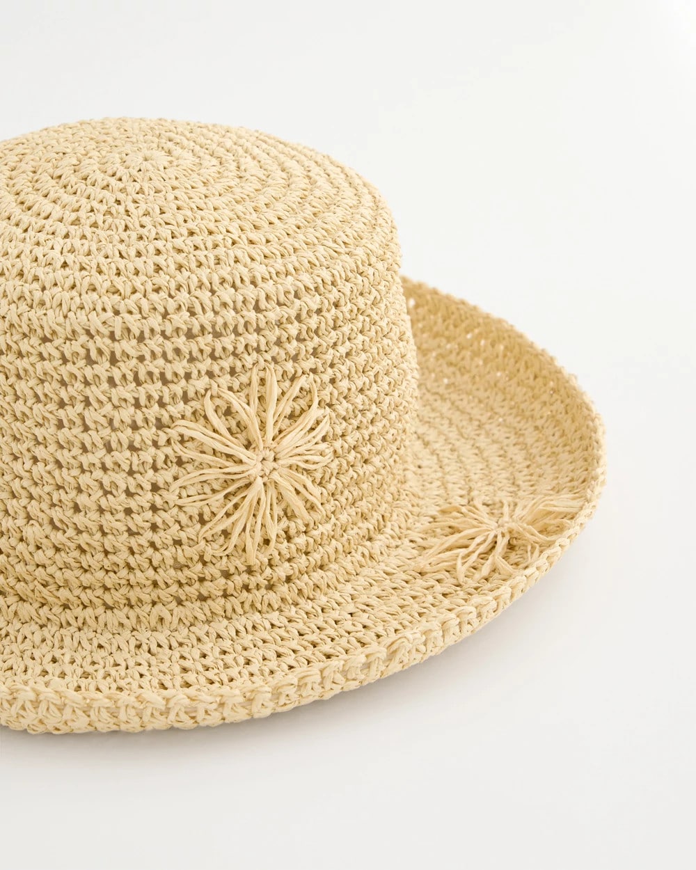 Straw Embroidered Beach Hat