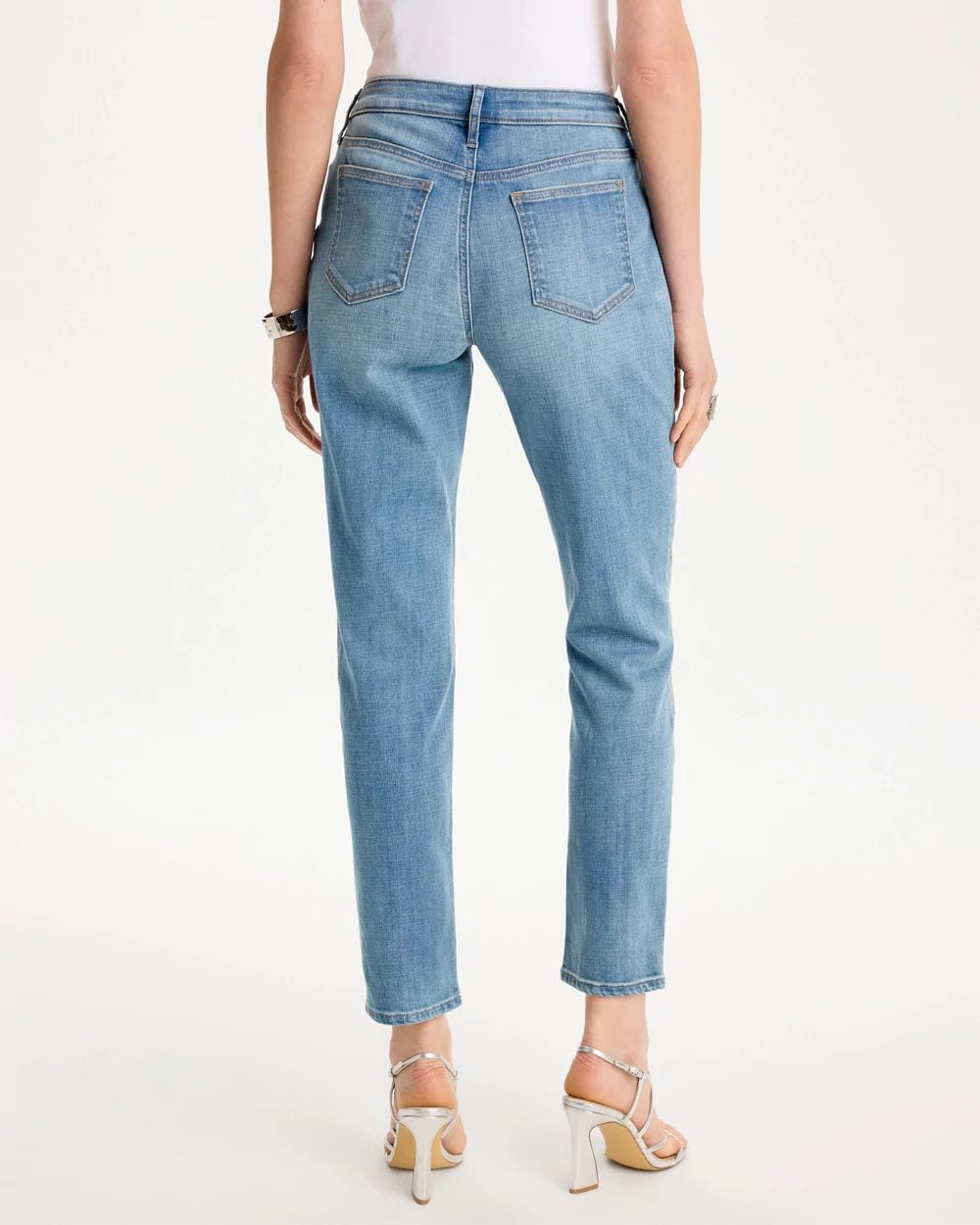 Girlfriend Slim Ankle Jeans click to view larger image.