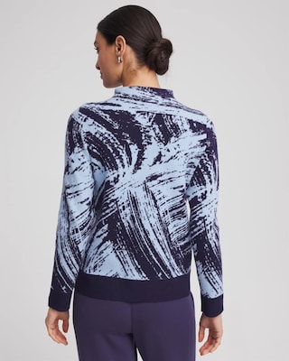 Zenergy® Luxe Sketch Funnelneck Top click to view larger image.